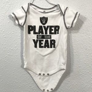 NFL Raiders onesie